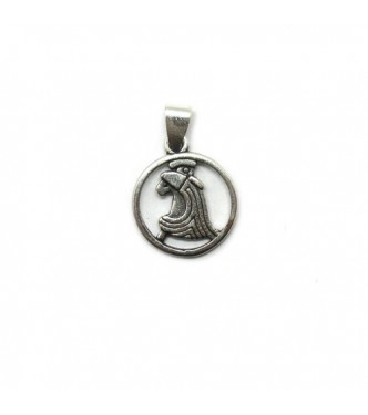 PE001393 Genuine sterling silver pendant charm solid hallmarked 925 zodiac sign Aquarius